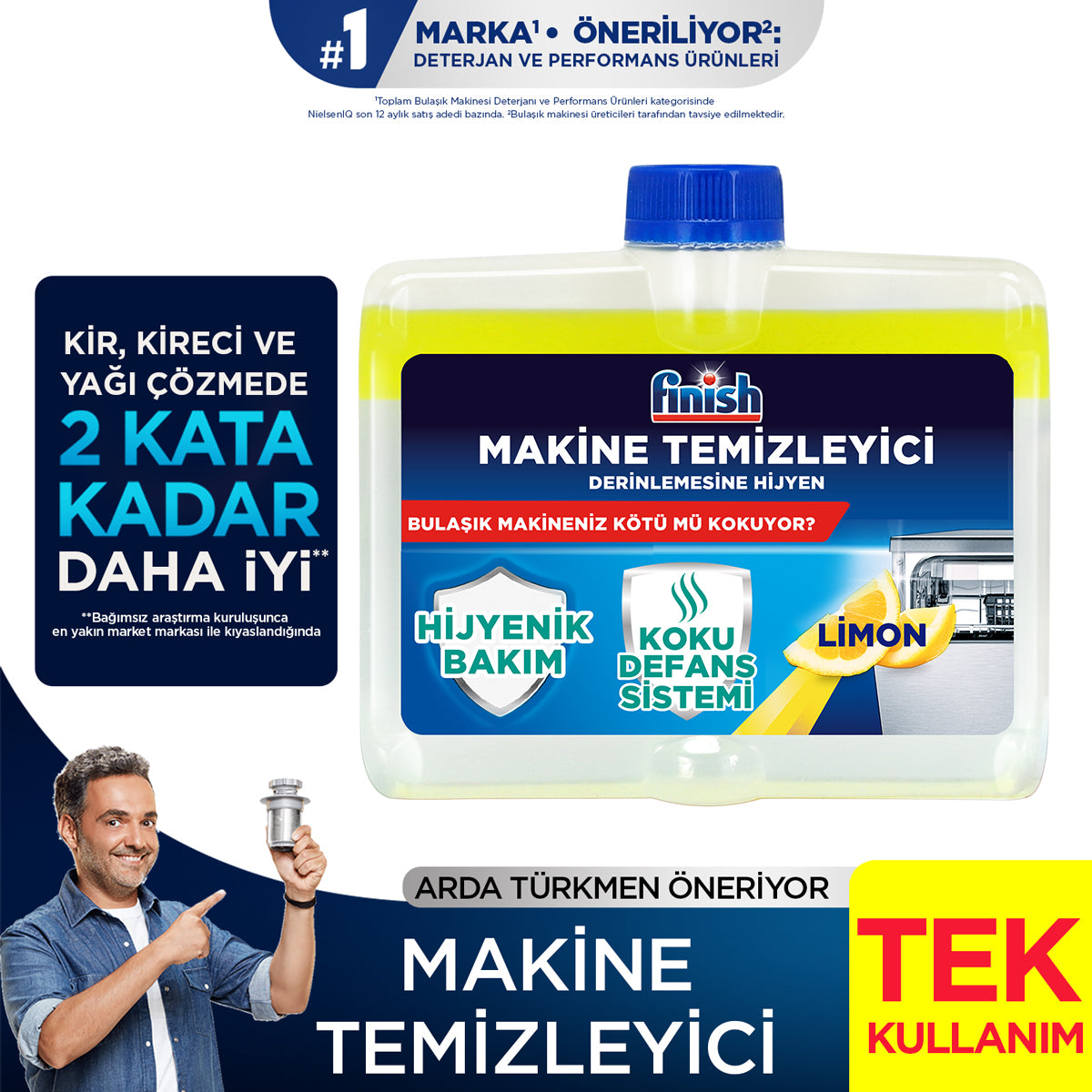 Finish Bulaşık Makinesi Temizleyici Limon – Derinlemesine Hijyen